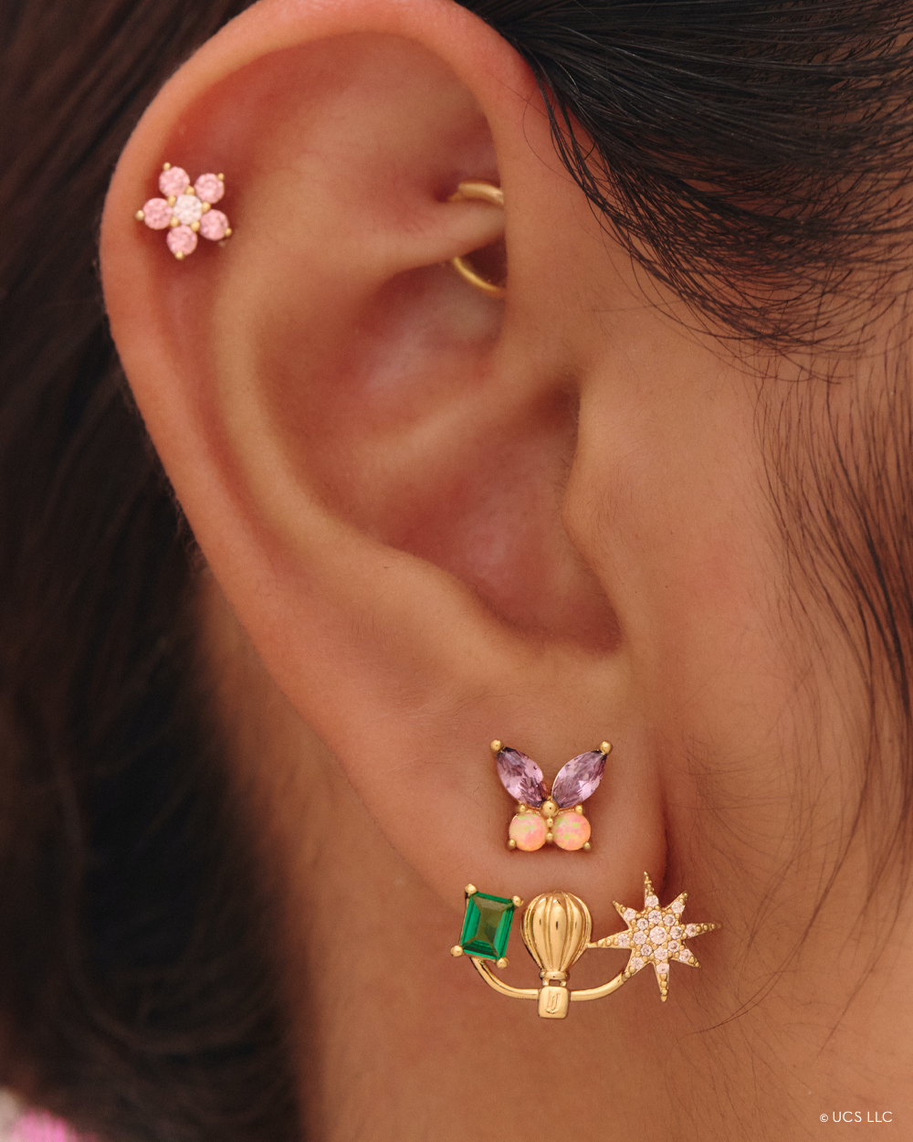 Butterfly Gold Studs