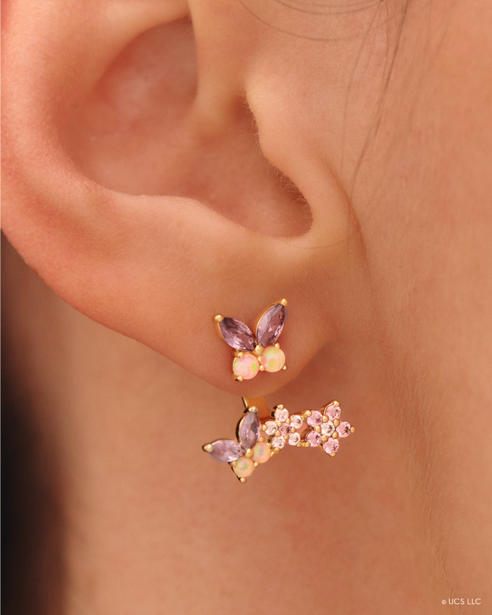 Butterfly Gold Studs